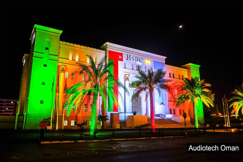 Architectural Lighting at Oman National Day