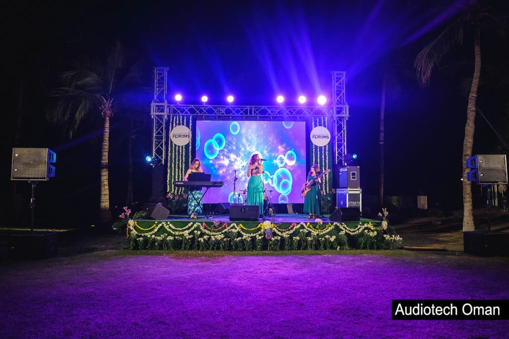 Corporate Event at Ritz Carlton Al Bustan Palace - AV Production by Audiotech LLC